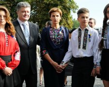 Петр Порошенко с детьми