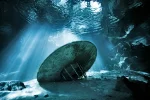 океан, вода, море, тарелка, дно, инопланетяне, пришельцы