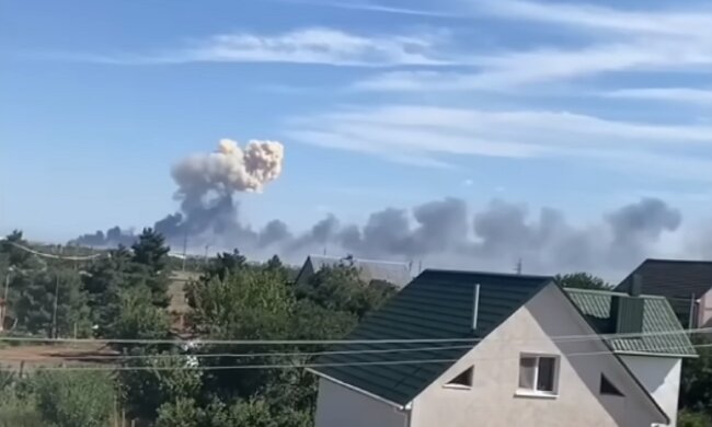 Крым, Новофедоровка, взрывы