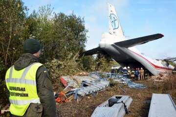 крушения самолета Ан-12 возле Львова