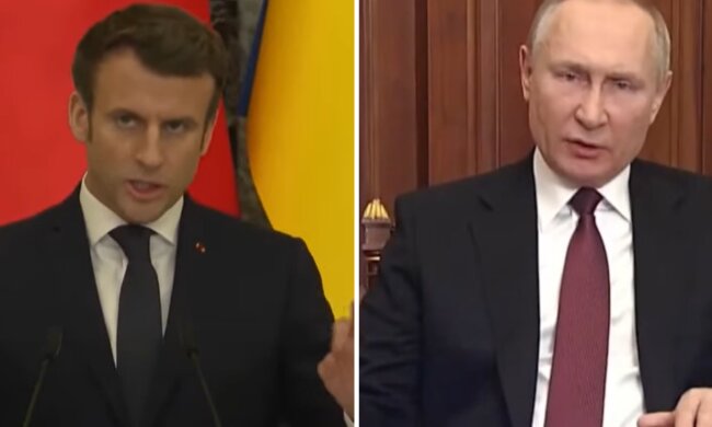 Еммануель Макрон, Володимир Путін