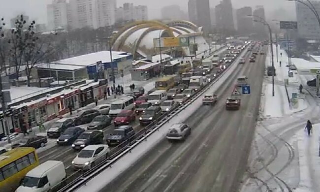 киев дорога пробка