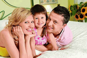 владимир зеленский с женой и дочерью