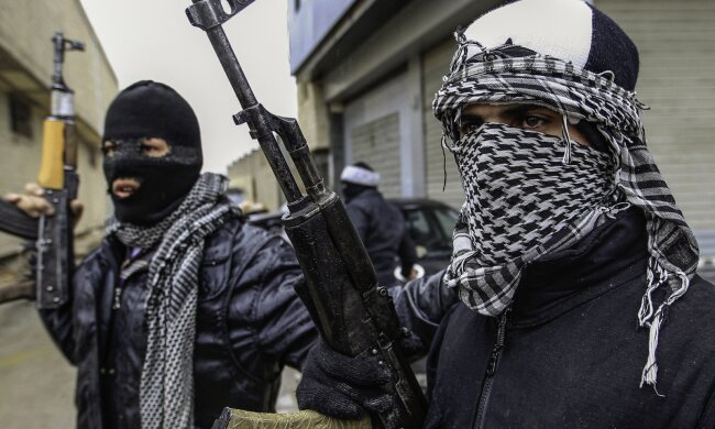 террористы, сирия, боевики