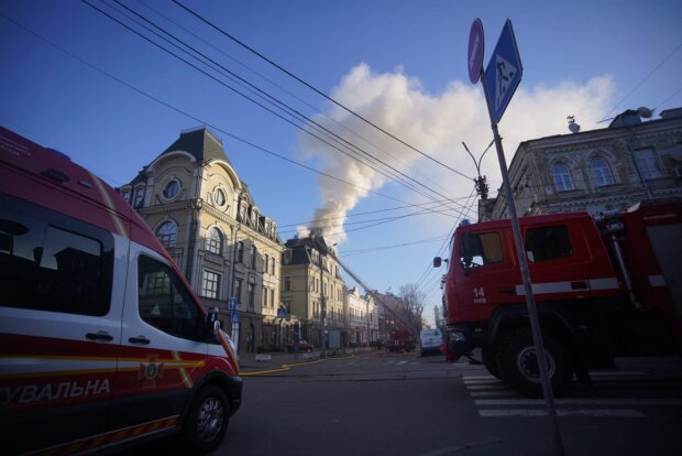 Оккупанты атаковали центр Киева дроном-камикадзе со взрывчаткой