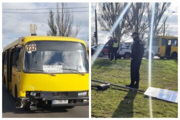 Маршрутка потрапила в аварію в Одесі: кадри руйнівної ДТП