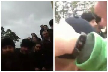 "Гнати на болота таких": священик УПЦ МП підняв руку на дитину з прапором України, поліція не діяла