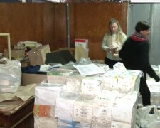 Безкоштовні продукти для ВПО у Полтаві