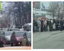 Движение транспорта остановилось: дороги Харькова стали "темно-красными", в чем причина