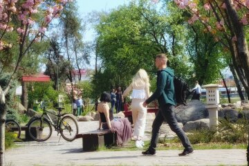 весна погода парк