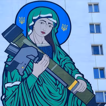 Творці муралу “Святої Джавеліни” та волонтер Андрій Андреєв відреагували на скандал: Рада церков, наче в російській федерації, диктує свою волю