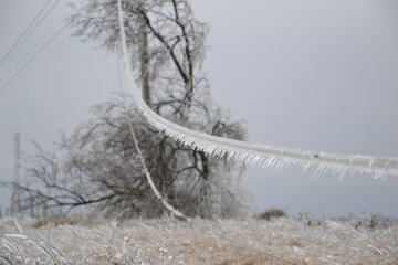 снег