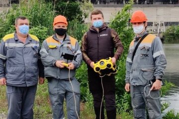 Впервые в истории украинской энергетики ДТЭК запустил пилотный проект по использованию подводного дрона