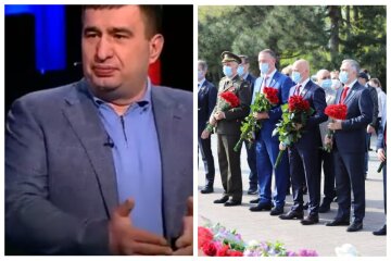 Екс-нардеп Марков накинувся на Труханова через 9 травня, відео: "Зрадник і негідник"