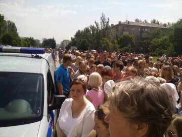 митинг в Донецке