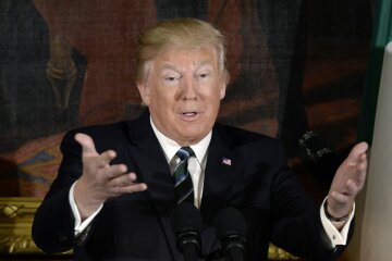 Trump, Paul Ryan Attend Traditional Congressional Luncheon For Irish PM