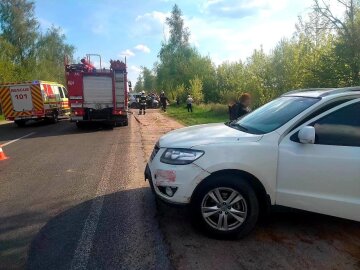 На Киевщине столкнулись три авто, медики не сумели спасти всех: кадры с места ДТП