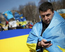 Demonstrators Rally Against Russia’s Aggression In Ukraine