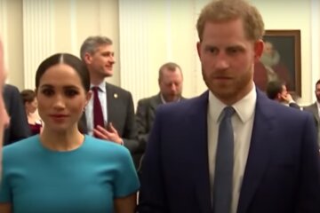 Меган Маркл и принц Гарри, скрин