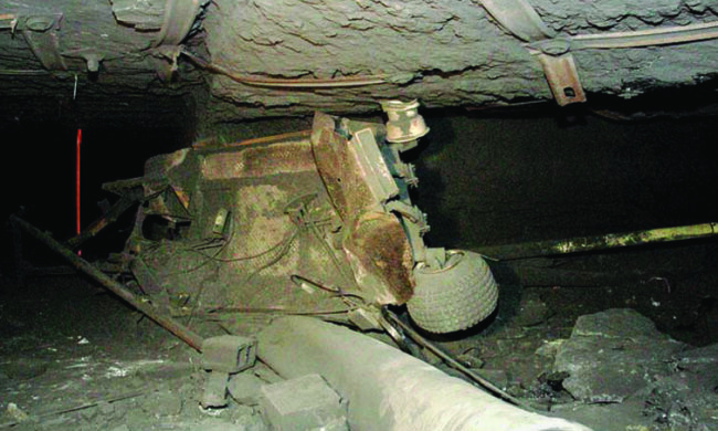 830 шахта обвал