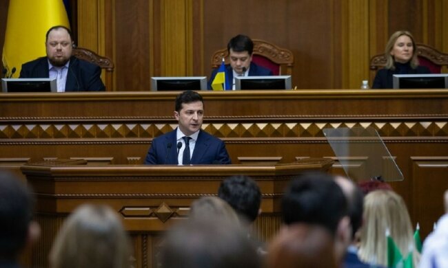 Владимир Зеленский в Раде