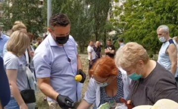 Тищенко ошарашил "помощью" на месте взрыва в Киеве, видео: "Остатки из Велюра"