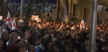 протесты в Грузии