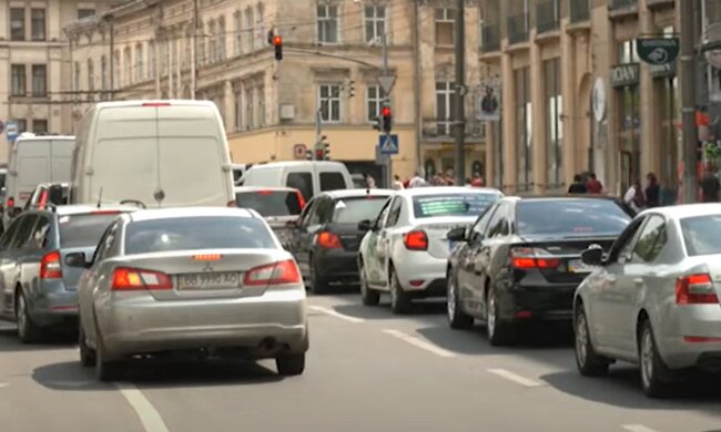 Ограничение движения транспорта в Киеве
