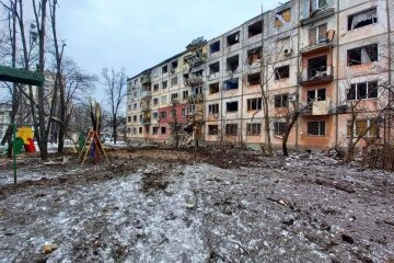 війна, руїни, Харків, будинок
