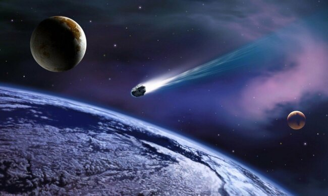 космос галактика вселенная астероид комета