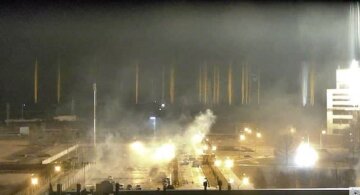 Запорожская АЭС обстрел пожар