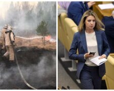 "Не справляется самостоятельно": Поклонская собралась экстренно помочь Украине из-за пожаров в Чернобыле