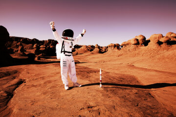марс, астронавт