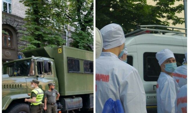 Под окна Зеленского экстренно стянули военную технику и полицию, замечены санитары: что происходит