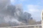 Масштабный пожар в Киеве: пламенем охватило огромную территорию парка, видео и детали с места