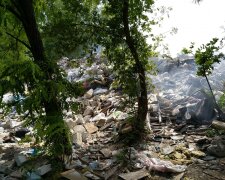 "Є совість?": Київщина потопає у відходах, стихійне звалище влаштували в мальовничому місці, фото