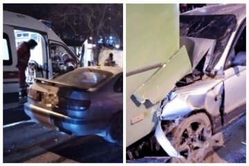 Залетел под маршрутку: в Одессе произошла авария с пострадавшими, кадры