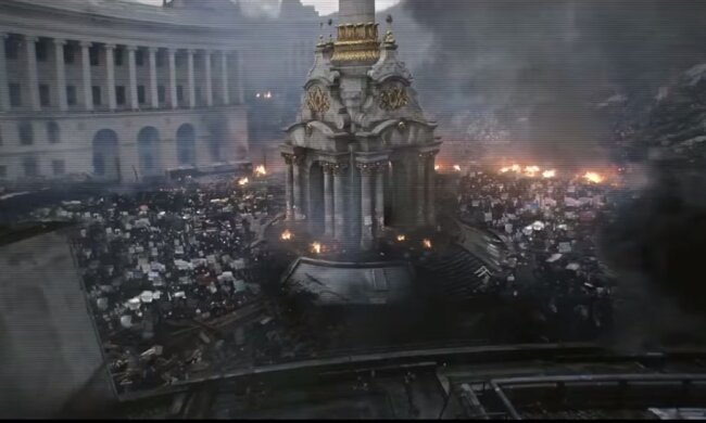 Фильм с кадрами Евромайдана