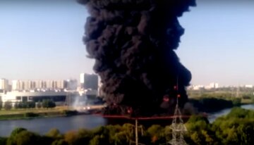 пожар Москва-река