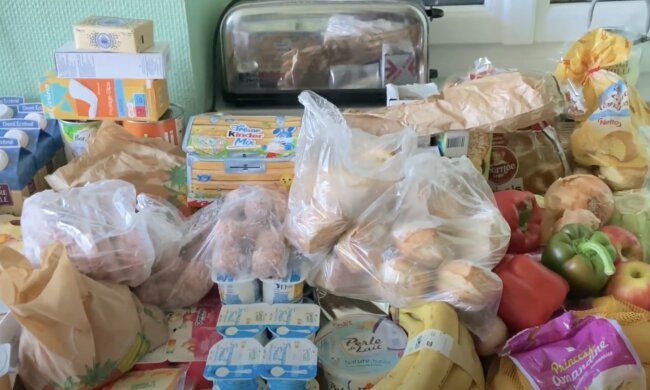 Безкоштовні продукти для ВПО в Київській області