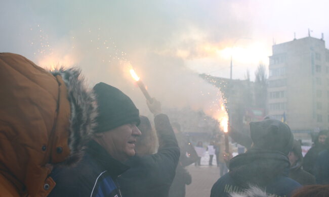 ”Садовий втік”: заворушення в центрі Львова перейшли на новий рівень