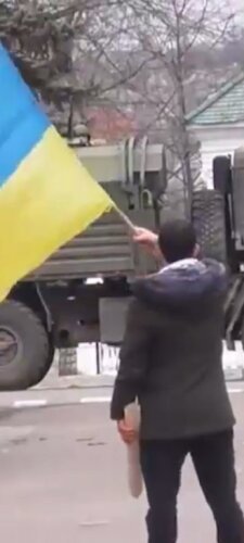 флаг Украины, война, оккупация