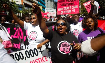демонстрация в защиту проституток Кении