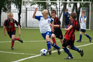 детский футбол, дети, мяч, футбол