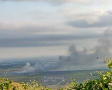 взрывы на полигоне в Крыму