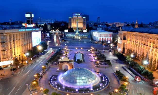 фонтан, майдан киев