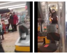 Мужчина с топором устроил погром в АТБ, видео: "Теперь за все заплатит"