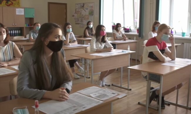 вно, зно, абитуриенты, в масках, тестирование, оценивание