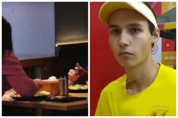 Поведение работника пиццерии возмутило украинцев, видео: "Не работает ли он на рф?"