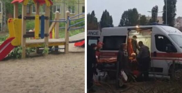 На Харківщині підлітки на дитячому майданчику побили чоловіка: